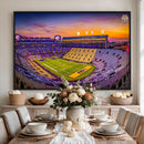 The Louisiana State University Tigers Football Team Print -