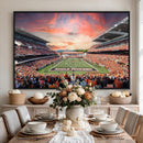 Oregon State Beavers Football Team Print - Corvallis Reser