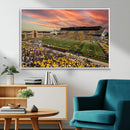 University of Wyoming Cowboys Football Team Print - Laramie by MyGreatCanvas | Canvas Wall Art Prints | Photo Prints & Wall Decor