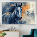 Abstract Blue Horse Wall Art Print Canvas | Horse Wall Art by MyGreatCanvas | Canvas Wall Art Prints | Photo Prints & Wall Decor