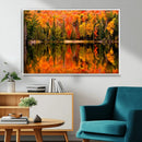 Forest Reflection Art | Autumn Forest Reflection Wall Art | by MyGreatCanvas | Canvas Wall Art Prints | Photo Prints & Wall Decor