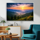 Majestic Mountain Sunrise Print | Landscape Wall Art | by MyGreatCanvas | Canvas Wall Art Prints | Photo Prints & Wall Decor