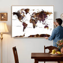 World Map Canvas Print – Detailed Map of the World Wall Art by MyGreatCanvas | Canvas Wall Art Prints | Photo Prints & Wall Decor