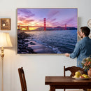 Golden Gate Bridge Wall Art Canvas Print – Framed San by MyGreatCanvas | Canvas Wall Art Prints | Photo Prints & Wall Decor
