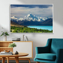 Mount Cook and Lake Pukaki Canvas Wall Art Print – Majestic by MyGreatCanvas | Canvas Wall Art Prints | Photo Prints & Wall Decor