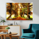 Sunshine in Forest and Trees Wall Art Canvas Print by MyGreatCanvas | Canvas Wall Art Prints | Photo Prints & Wall Decor