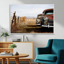 Old Rustic Classic Car Wall Art Canvas Print by MyGreatCanvas | Canvas Wall Art Prints | Photo Prints & Wall Decor