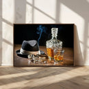 Bourbon Whiskey Wall Art Canvas Print, Vintage Bottle and by MyGreatCanvas | Canvas Wall Art Prints | Photo Prints & Wall Decor