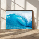 Big Ocean Surfing Wave Wall Art Canvas Print