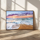 Coastal Sunset Art Beach Canvas Wall Art Print | Ocean Waves by MyGreatCanvas | Canvas Wall Art Prints | Photo Prints & Wall Decor