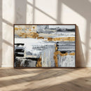 Abstract Painting Canvas Wall Art Print Paint Drip Art Brush