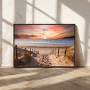 Sunset on the Sea Wall Art Canvas Print by MyGreatCanvas | Canvas Wall Art Prints | Photo Prints & Wall Decor