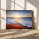 Tropical Ocean Sunset Wall Art Canvas Print, Golden Beach by MyGreatCanvas | Canvas Wall Art Prints | Photo Prints & Wall Decor