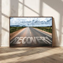 Recovery Road Wall Art Canvas Print by MyGreatCanvas | Canvas Wall Art Prints | Photo Prints & Wall Decor