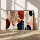 Boho Wall Art Canvas Print Set Mid-Century Prints Bohemian