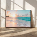 Beach Sunrise Wall Art, Coastal Seascape Canvas Print, Ocean by MyGreatCanvas | Canvas Wall Art Prints | Photo Prints & Wall Decor
