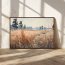 Golden Fields Canvas Wall Art Print – Serene Landscape of