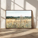 Wildflower Field Wall Art Canvas | Nature-Inspired Landscape