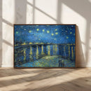 Vincent van Gogh Starry Night over the Rhone Abstract Wall
