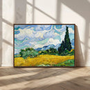 Wheatfield With Cypresses By Van Gogh Painting Wall Art