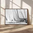 Yacht Sailboat Regatta Canvas Wall Art Canvas Print