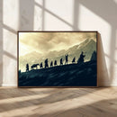 Fellowship Journey Wall Art – Fantasy Adventure Canvas Print by MyGreatCanvas | Canvas Wall Art Prints | Photo Prints & Wall Decor