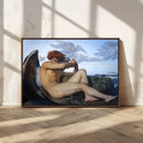Fallen Angel Wall Art Canvas Print – Classic Art, Framed,