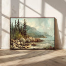 Abstract Acadia National Park Wall Art Canvas Print -