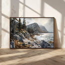 Serene Coastal View of Acadia National Park - Stunning