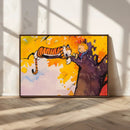 High-Quality Giclee Canvas Print – Framed Calvin Wall Art
