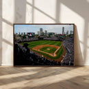 Chicago Cubs Baseball Team Print - Wrigley Field Stadium