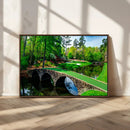 Augusta National Golf Club Wall Art - Panoramic Bridge & by MyGreatCanvas | Canvas Wall Art Prints | Photo Prints & Wall Decor