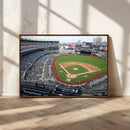 New York Yankees Baseball Team Print - Yankee Stadium Wall