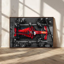 Ferrari Pit Stop Canvas Wall Art – Precision and Speed