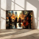 Jazz Wall Art Canvas Print – Colorful Musical Instrument