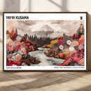 Yayoi Kusama Wall Art Canvas Print – Framed Large Abstract