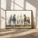 Wild Horses Wall Art Canvas Print, Framed Running Horses Art by MyGreatCanvas | Canvas Wall Art Prints | Photo Prints & Wall Decor