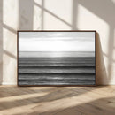 Monochrome Ocean Wall Art Canvas Print – Framed Moody Ocean by MyGreatCanvas | Canvas Wall Art Prints | Photo Prints & Wall Decor
