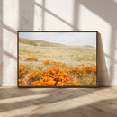 Golden Wildflowers Wall Art Canvas Print – Framed Hills by MyGreatCanvas | Canvas Wall Art Prints | Photo Prints & Wall Decor