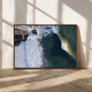 Ocean Wave Wall Art – Aerial Coastal View Canvas Artwork, by MyGreatCanvas | Canvas Wall Art Prints | Photo Prints & Wall Decor