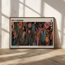 Modern Japanese Wall Art Canvas Print – Framed Abstract