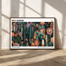 Modern Japanese Wall Art Canvas Print – Framed Abstract