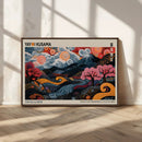 Modern Japanese Wall Art Canvas Print – Framed Contemporary
