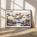 Modern Japanese Wall Art Canvas Print – Framed Abstract