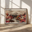 Modern Japanese Wall Art Canvas Print – Framed Abstract
