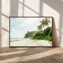 Relaxing Beach Wall Art Canvas Print – Framed Ocean View