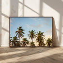 Palm Trees Wall Art Canvas Print – Framed Tropical Vibes by MyGreatCanvas | Canvas Wall Art Prints | Photo Prints & Wall Decor