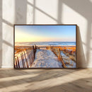 Ocean Sunset Wall Art Canvas Print – Nautical Beach