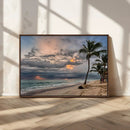 Tropical Storm Wall Art Canvas Print – Framed Moody Beach by MyGreatCanvas | Canvas Wall Art Prints | Photo Prints & Wall Decor