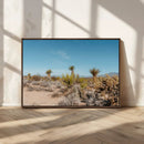 Joshua Tree Wall Art Canvas Print – Framed Desert Landscape